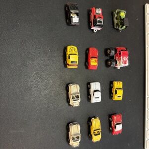 Vintage 1980's Micro Machines Mixed Lot Of 12
